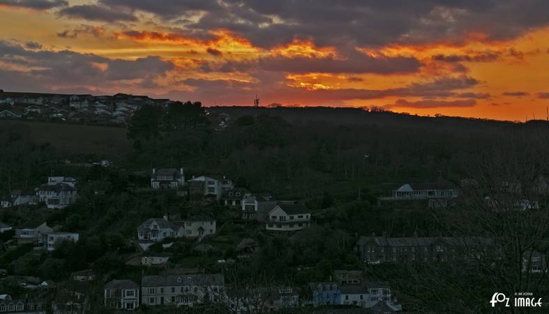 Sunset over West Looe - © Ian Foster / fozimage 4th April 2015 - Sunset over West Looe - © Ian Foster / fozimage